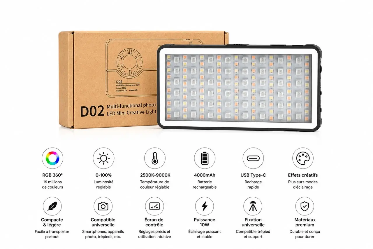 D02 RGB MINI CREATIVE LIGHT
