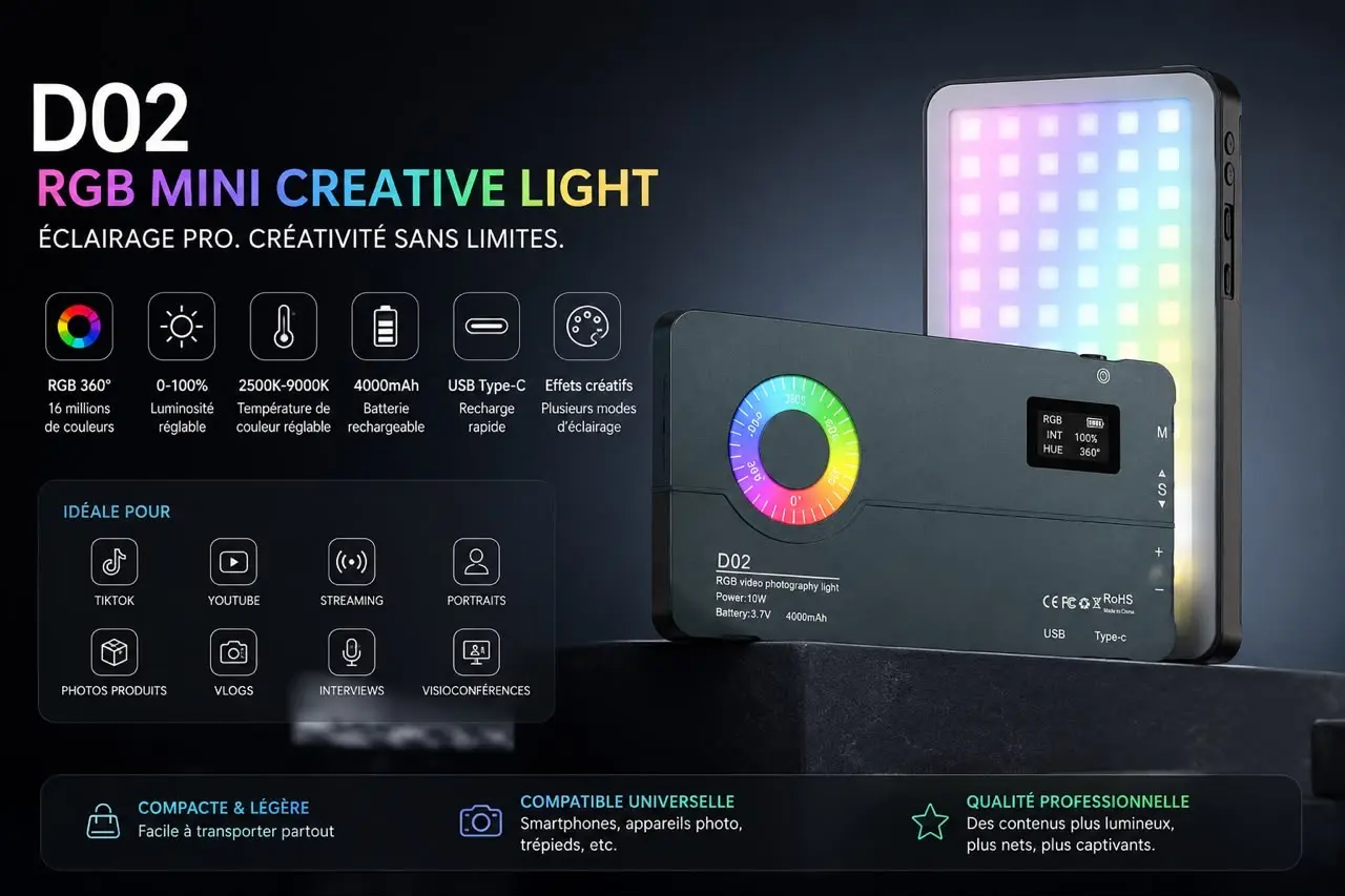D02 RGB MINI CREATIVE LIGHT