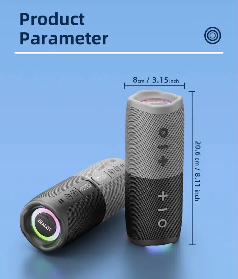 Enceinte Bluetooth ZEALOT